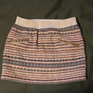 Stylish Striped Skort with Pockets